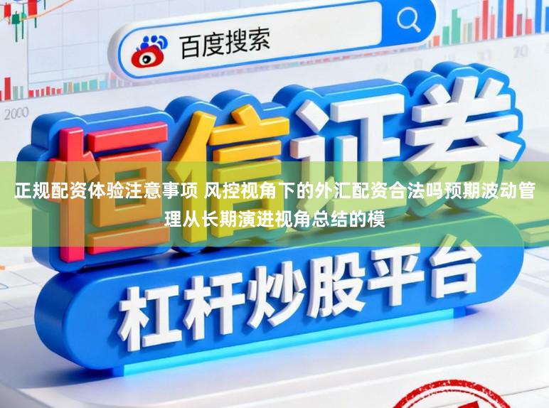 正规配资体验注意事项 风控视角下的外汇配资合法吗预期波动管理从长期演进视角总结的模
