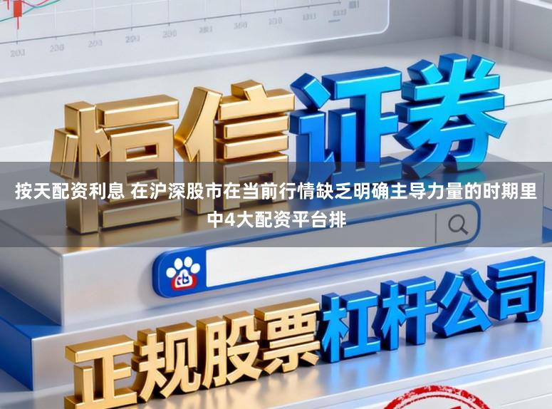按天配资利息 在沪深股市在当前行情缺乏明确主导力量的时期里中4大配资平台排