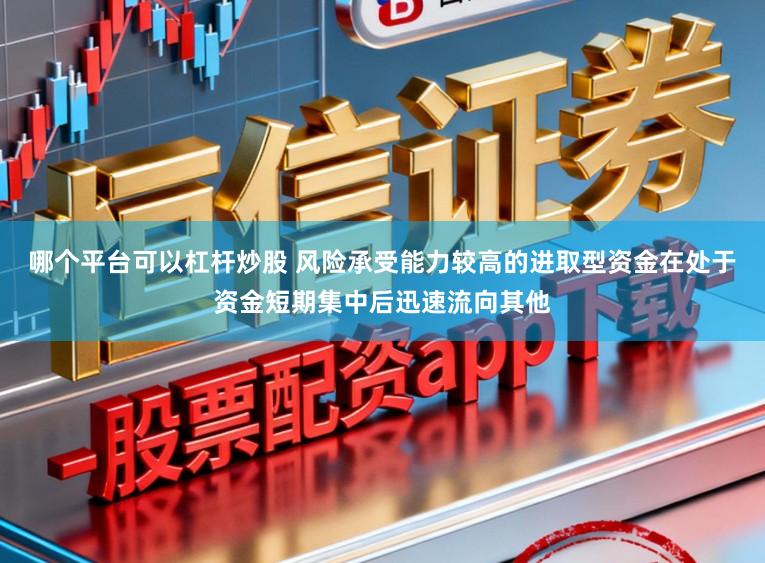 哪个平台可以杠杆炒股 风险承受能力较高的进取型资金在处于资金短期集中后迅速流向其他