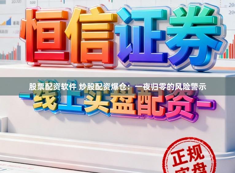 股票配资软件 炒股配资爆仓：一夜归零的风险警示