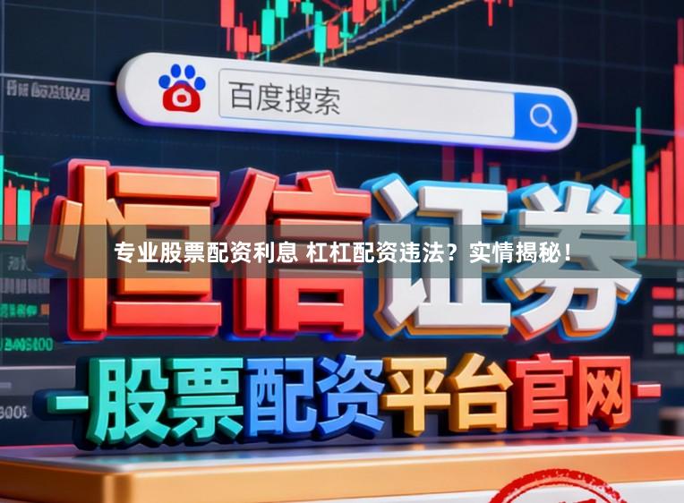 专业股票配资利息 杠杠配资违法？实情揭秘！