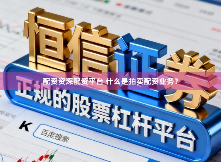 配资资深配资平台 什么是拍卖配资业务？