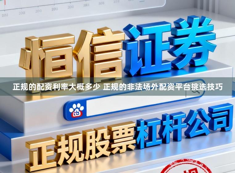 正规的配资利率大概多少 正规的非法场外配资平台挑选技巧